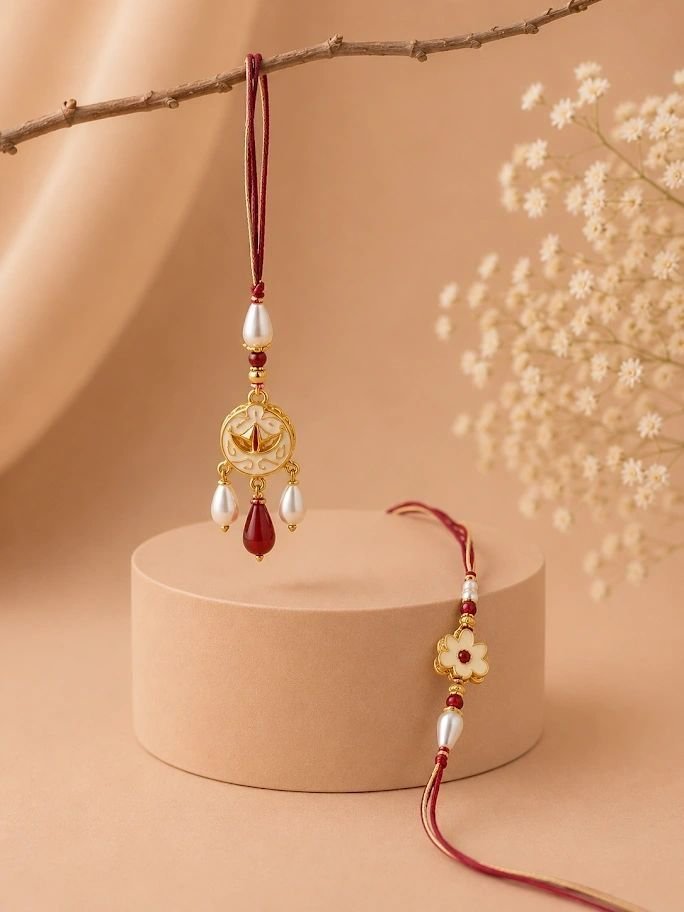 Meenakari Pearl Set - TheBFactory