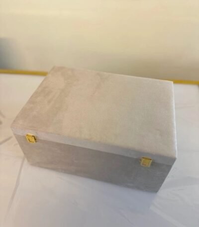 Beige Suede Box - TheBFactory