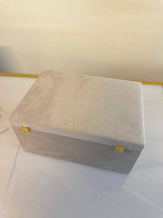 Beige Suede Box - TheBFactory