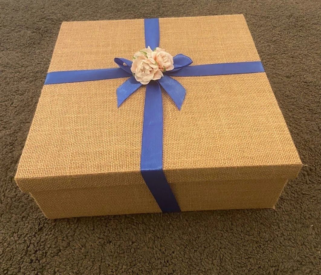 Jute Gift Box Jute Gift Box - TheBFactory