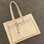 Not a birkin – Canvas Tote Bag - TheBFactory