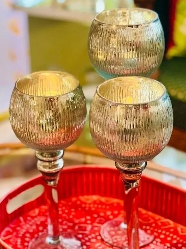 Mercury bowl votives - Set of 3 Mercury bowl votives – Set of 3 - TheBFactory